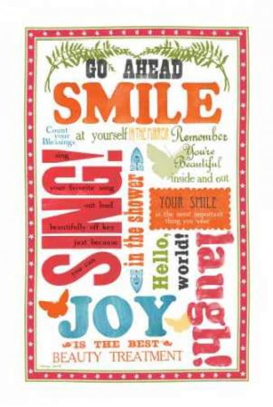 Beauty Smile Canvas Art - Sharyn Sowell (12 x 18)