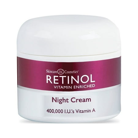 Beauty Solutions Retinol Vitamin A Cream Anti-Aging Night Cream, - 2.25 oz.