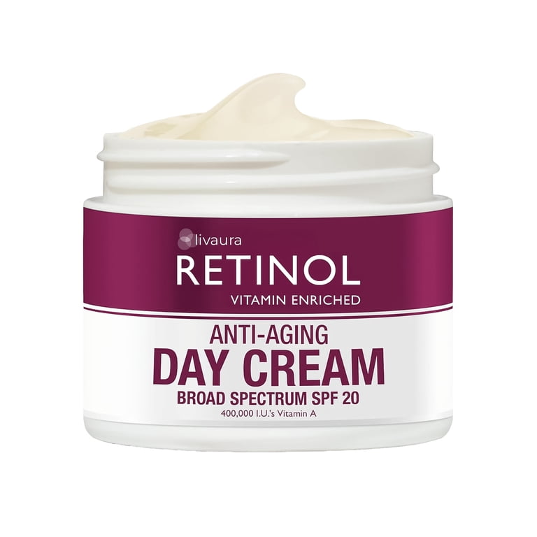 Retinol SPF Face Cream, Brightening Moisturizer With SPF 20
