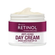 كريم الريتينول للعناية بالبشرة LdeL Cosmetics Day Cream واسع الطيف SPF 20 يرطب ويقلل مظهر الخطوط الدقيقة ويوفر الحماية من التعرض اليومي لأشعة الشمس - 1.7 أونصة.