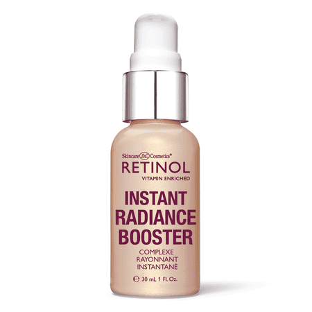 Retinol by LdeL Cosmetics Instant Radiance Booster Primer, Hydrating Glow Treatment with Vitamin A and Peptides, 1 fl oz