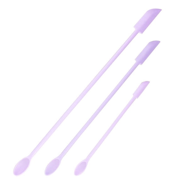 Beauty Spatula,Makeup Spatula Mini Spatula for Cosmetics and Kitchen Jar, Last Drop Small Silicone Spatula