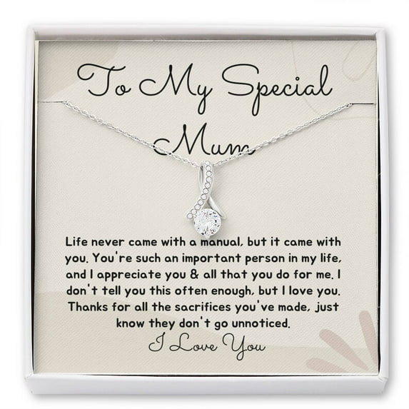 Beauty Special Mum mom necklace Alluring Beauty Sweet Devotion Flower Bouquet Bundle Necklace Gift for Mom Mother Day Birthday gift Xmas Gift
