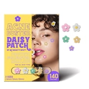 My Beauty Spot Pimple Patches Cute Acne Patches for Face 140 Patches with Hydrocolloid, Tea Tree Extra & Salicylic Acid, Colorful Daisy Designs   Pimple Patches for Face Acne Spot Treatment