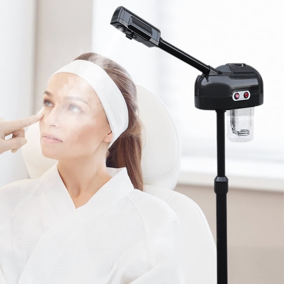 Beauty Steam & Ozone Sprayer with Adjustable Height  Nano Ion Technology for Deep Skin Absorption  Professional Facial Treatment for Home or Salon Use