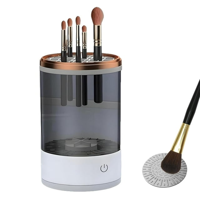 Beauty Swirl Cosmetic Brush Cleaner, The Brush Cleaner, The Beautyswirl - Cosmetic Brush Cleaner, Automatic Spinning Makeup Brush Cleaner Deep Cleaning
