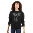 thumbnail image 1 of Beauty Takes City Sophisticated Women Crewneck Sweatshirt Brisco Brands M, 1 of 6