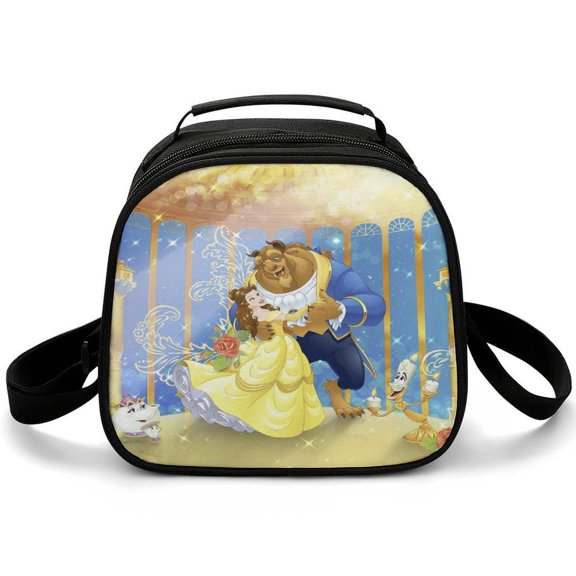 Beauty The Be-as Lunch Bag Small Lunch Box Shoulder Strap Reusable Food Tote Bag for Snacks Drinks