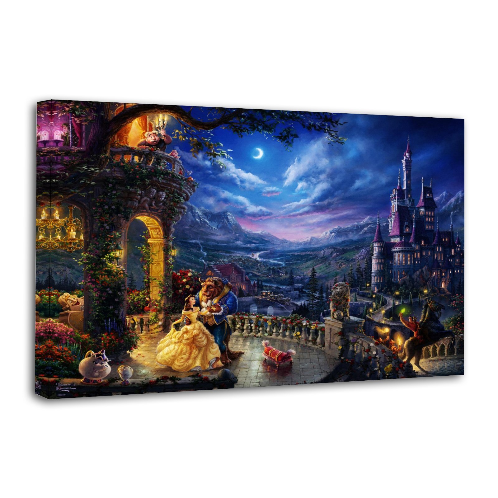 Beauty The Beast Falling in Love Posters Art Print Wall Photo Paint