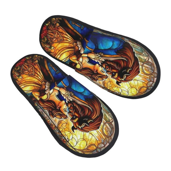 Beauty The Be-as Slippers for Women Men Cotton Home Slippers Soft Fleece for Indoor Outdoor