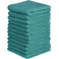 thumbnail image 1 of Beauty Threadz Fast Drying, Extra Absorbent, 100% Terry Cotton Washcloths, Peacock - Pack of 12, 1 of 7