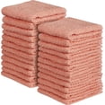 thumbnail image 1 of Beauty Threadz Fast Drying, Extra Absorbent, 100% Terry Cotton Washcloths, Petal Pink - Pack of 24, 1 of 7