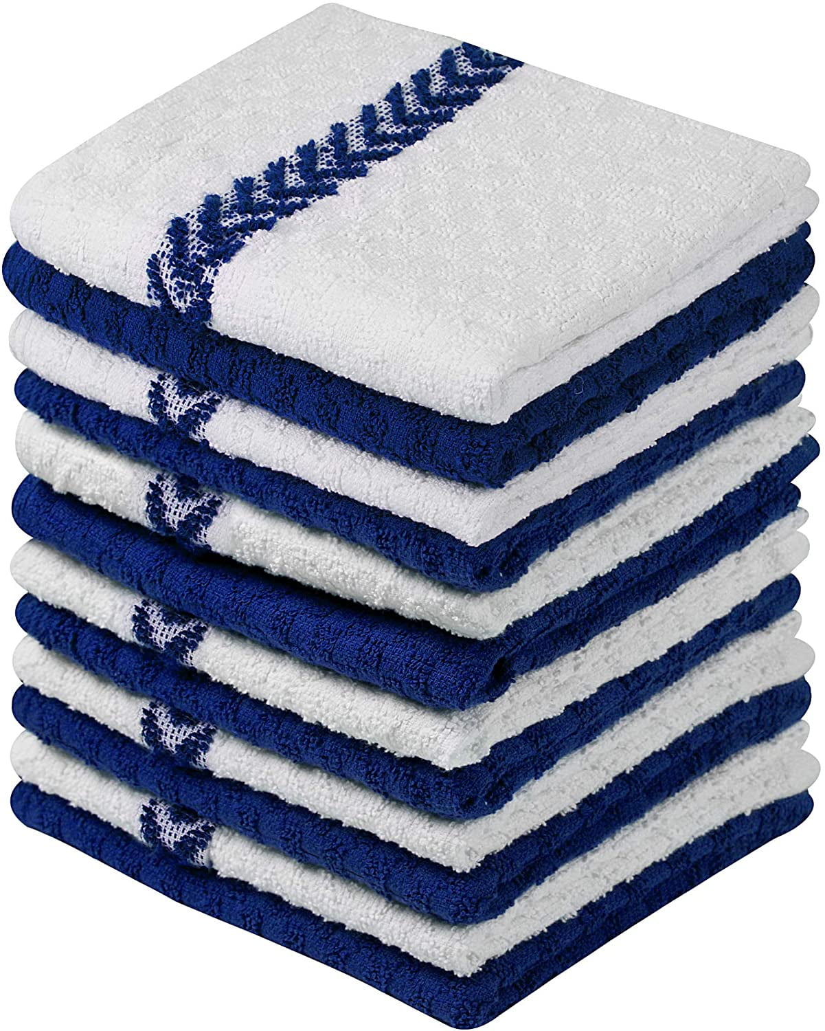 Beauty Threadz Kitchen Towels 15 X 25 Inches 100 Ring Spun Cotton Super Soft Absorbent Dish Tea Towels Bar Blue Arrow Stripe Pack 12 1c0ea944 0b58 4400 Ad6f 39316323100e.eaeb18dfad424c05966c497e005d0b7d 