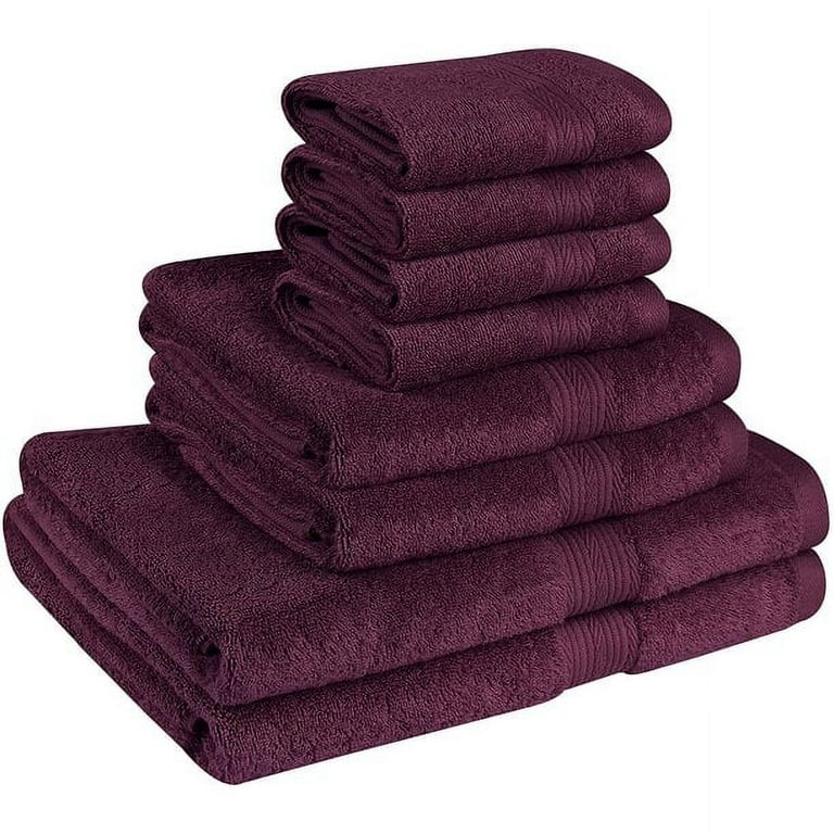 8-Piece Premium Towel Set,2 Bath Towels,2 Hand Towels,4 Washcloths,Extra  Large Bath Towel for Bathroom Hotel Spa Gym,Highly Absorbent Oversized Bath  Sheet,Soft Towel Set Bathroom Towels