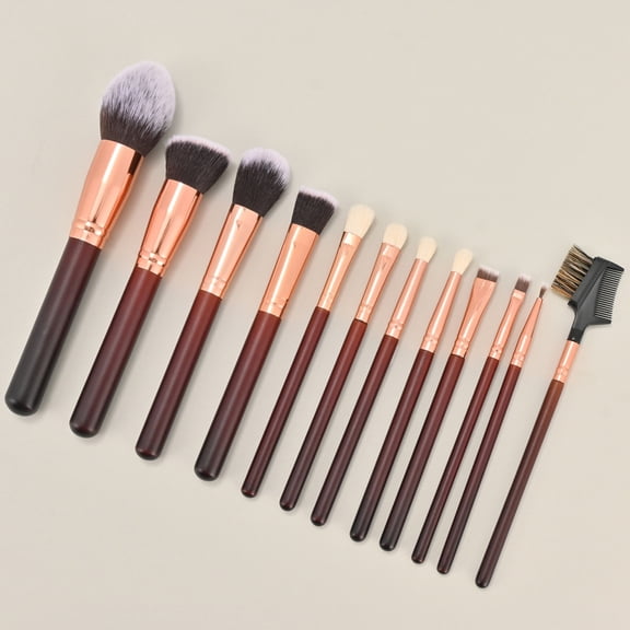 Beauty Tools 1 Face Brush Set for Precise Application and Seamless Blending Makeup Brushes for Everyday use,7.1 inch,Brown