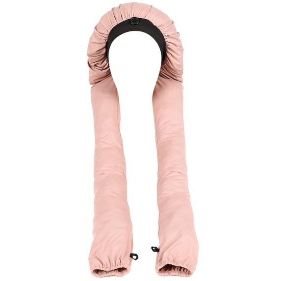 Beauty Tools 1 Hair Bonnet for Sleeping with 2 in 1 Long Braids - Friction Reduction and -Frizz Shield for Head Comfort, 25.59×11.81inch, Pink