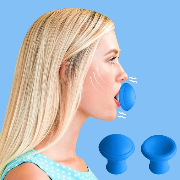 WXLCISI Beauty Tools 1 PCS Face Exerciser Facial Yoga For Skin Tighten Jaw Exerciser Double Chin Breathing Exercise Device Jaw Face mer For Women And Men