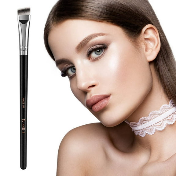 Beauty Tools 1PC Brow Stamp Brush Eyebrow Hair Brush 4D Thin Hair Brush Realistic Eyebrow Application Tool