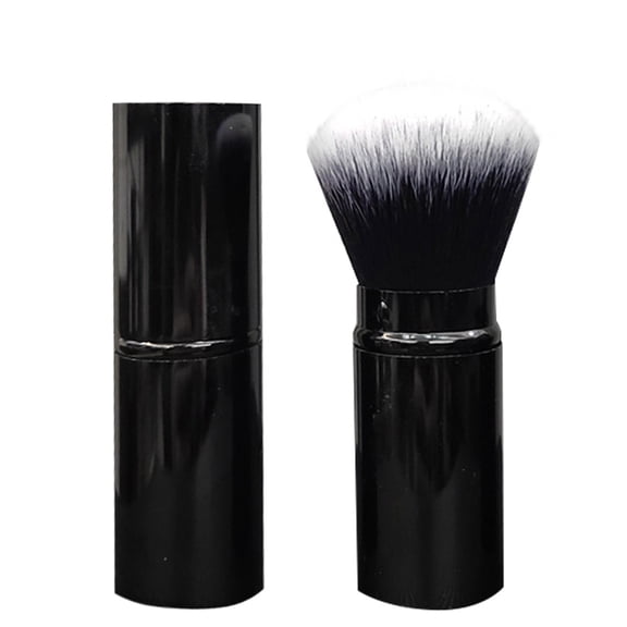 Beauty Tools Beauty Powder Brush for Face Application Lightweight Makeup Brush for All Types Tool for Everyday Use, 3.9×1.2 in, Black-B