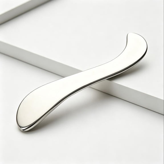 Beauty Tools Category Stainless Steel Fascia Release Tool for Muscle Tissue Massage Scraping S Shaped Myofascial Release Tool for Face and Body Relaxation