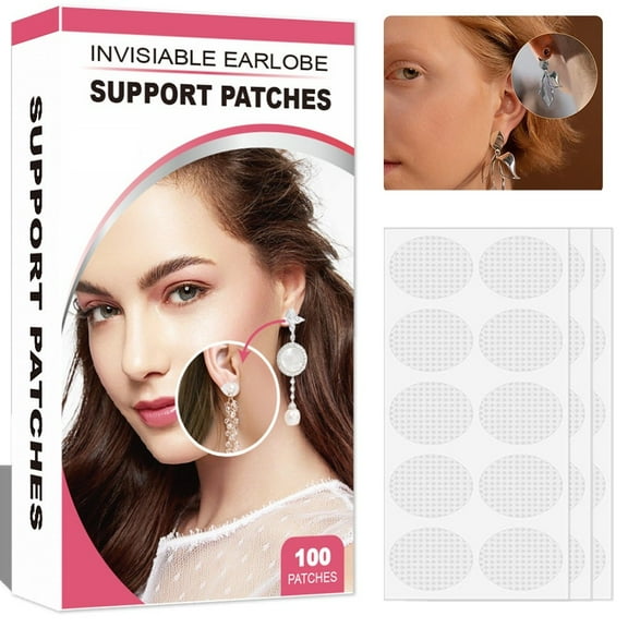 Beauty Tools Earlobe Pads Transparent Stickers For Earrings And Ear Studs Providing Comfort And For Jewelry 100PCS