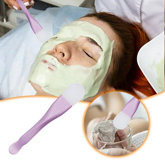 Beauty Tools for Facial Care and Cleansing—Pore Refining Silicone Brush for Mud and Clay Application on All Types Beauty Tool for Smooth Easy Makeup Prep