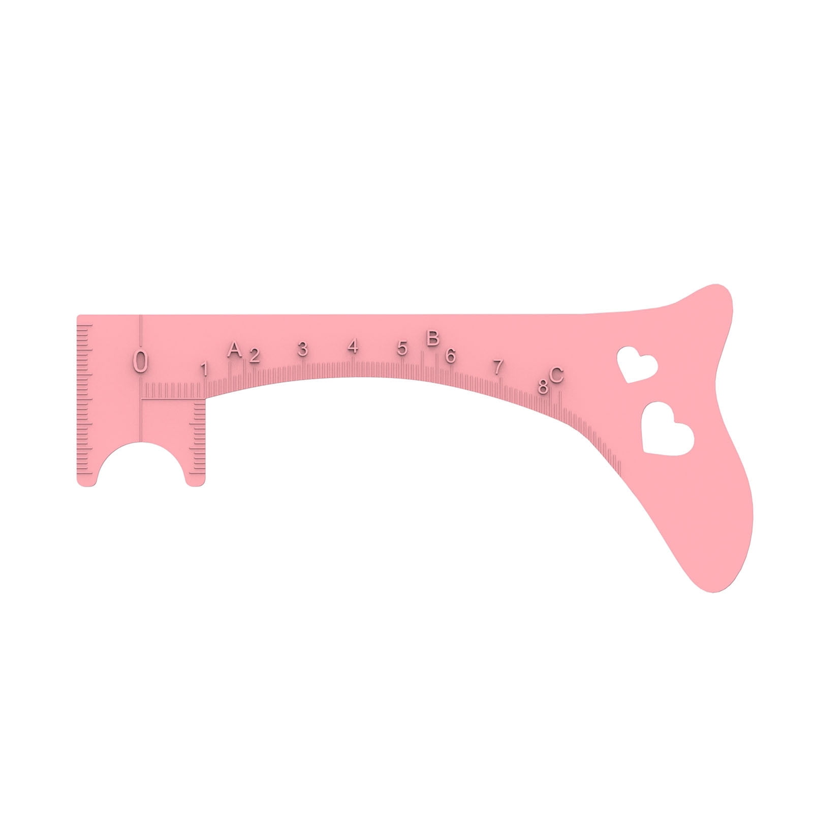 Silicone Eyebrow Ruler Makeup Stencil Tool For Precise Lip Application ...
