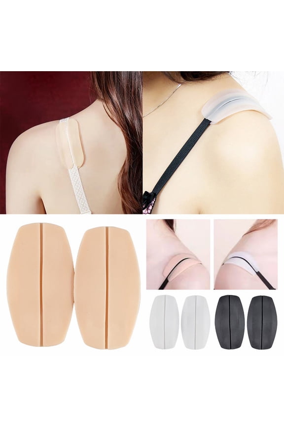 Beauty Tools Soft Silicone Bra Strap Cushions Shoulder Pads for Women Non Protector Holder 3 Pairs Design for Comfortable Wear