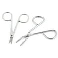 thumbnail image 1 of Beauty Tools Stainless Steel Eyebrow Tweezer Scissor Set Silver Tone 2 in 1, 1 of 1