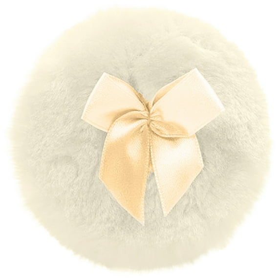 Beauty Tools2 Soft Baby Powder Puff 35 Inch Powder Puff | Bow Reusable Body Powder Puff | Washable Round Facial Puff for Baby Children Adults