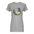 thumbnail image 1 of Beauty Unicorn With Flowers Shaped T-Shirt Women -Image by Shutterstock, Female Medium, 1 of 2