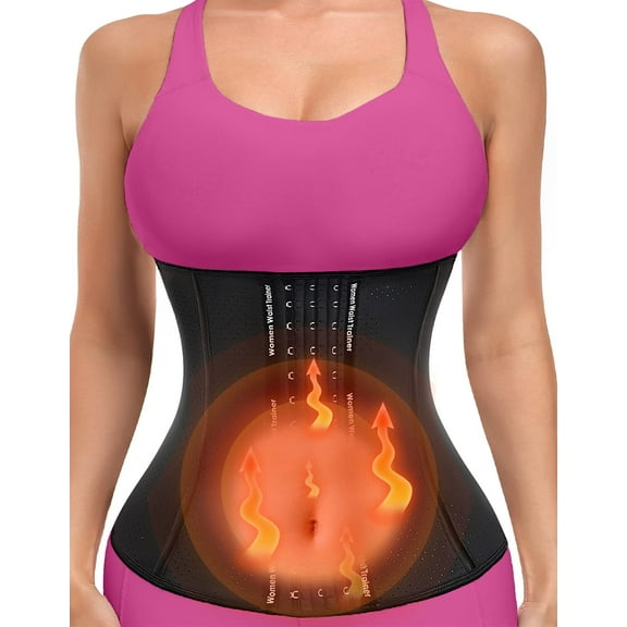 Beauty Waist Trainer for Women,Latex Waist Cincher Corset,Compression Waist Trimmer Body Shapewear