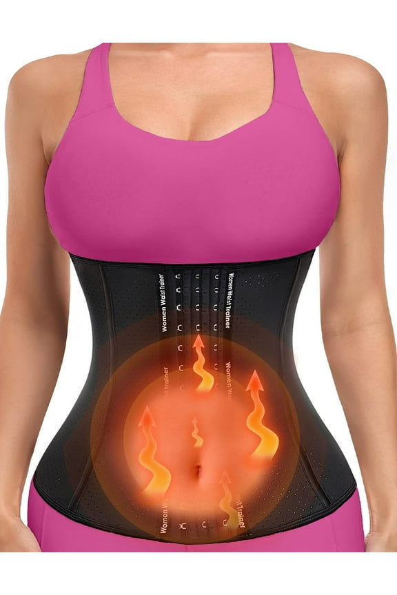 Beauty Waist Trainer for Women,Latex Waist Cincher Corset,Compression Waist Trimmer Body Shapewear