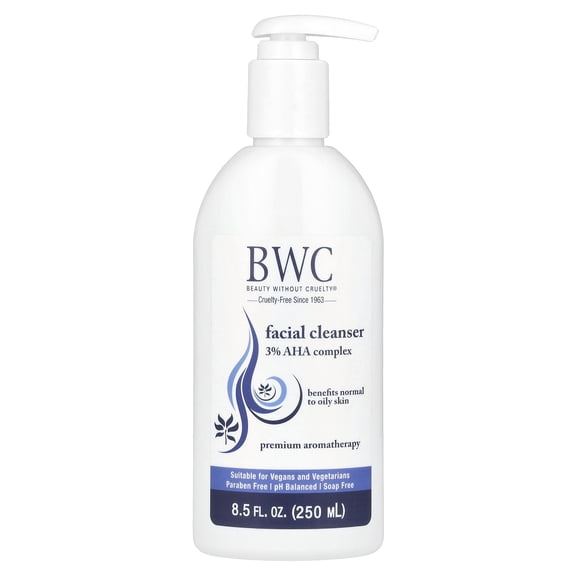 Beauty Without Cruelty Facial Cleanser 3% Aha Complex 8.5 fl oz Liquid
