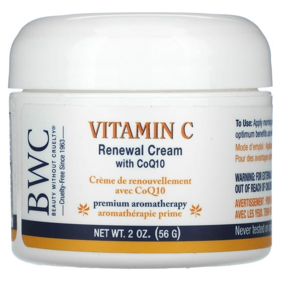 Beauty Without Cruelty Vitamin C Renewal Cream with Coq10 2 oz Cream