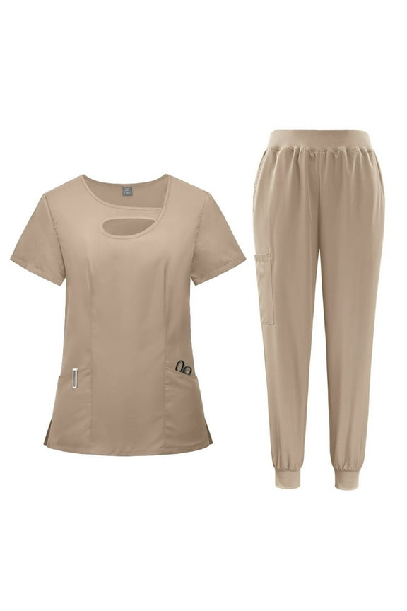 Beauty Workwear Men Medical Nurses Uniform Surgical Scrubs Set Spa Top Pants Clinic Carer Clothes Nursing Uniforms Jogger Suit