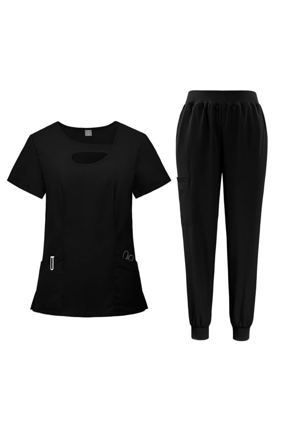 Beauty Workwear Men Medical Nurses Uniform Surgical Scrubs Set Spa Top Pants Clinic Carer Clothes Nursing Uniforms Jogger Suit