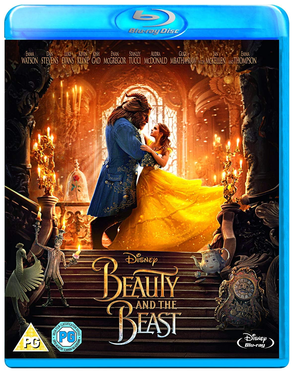 Beauty and The Beast Live Action Blu ray 2017 Region Free