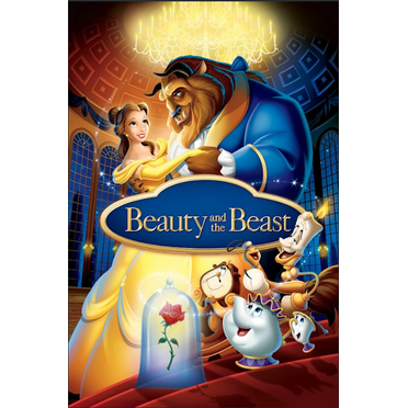 Beauty and the Beast 1991 Poster 24x36 Disney Animated Classic Art Print