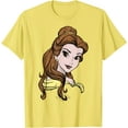 thumbnail image 1 of Beauty and the Beast Belle Ballgown Portrait DTG Print Unisex T-Shirt,Cornsilk Color,Size 2XL, 1 of 5