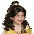 thumbnail image 1 of Disney Princess Beauty The Beast Belle Brown Halloween Costume Wig, for Child, 1 of 3