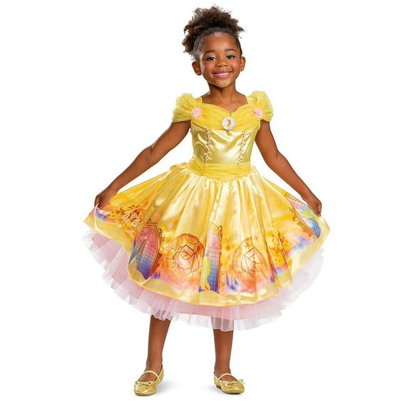 Disney Belle Beauty and the Beast Deluxe Child Dress Girls Costume Toddler 3T-4T