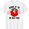 thumbnail image 1 of Beauty and the Beast Gaston Winner No Belle Prize DTG Print Unisex T-Shirt, 1 of 5