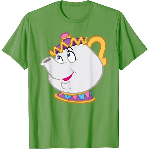 Beauty and the Beast Mrs. Potts Big Face DTG Print Unisex T-Shirt