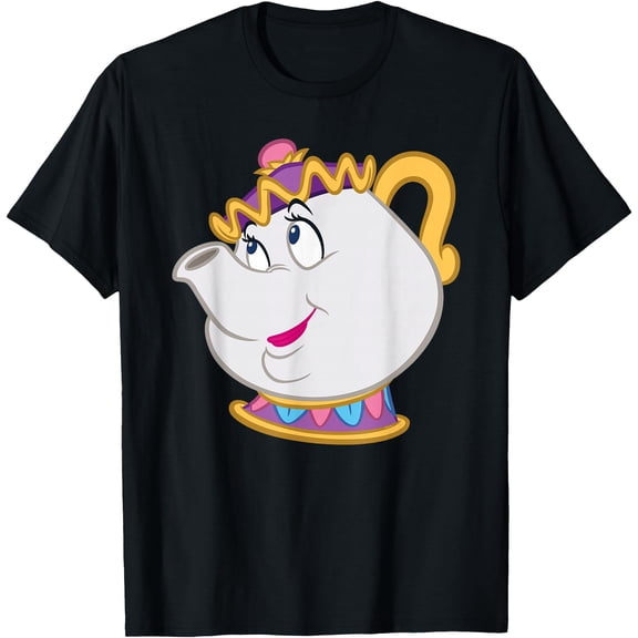 Beauty and the Beast Mrs. Potts Big Face DTG Print Unisex T-Shirt
