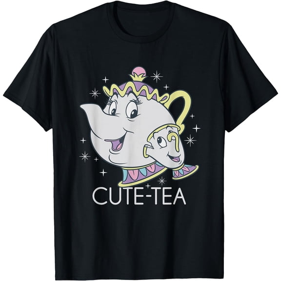 Beauty and the Beast Mrs. Potts and Chip Mother's Day DTG Print Unisex T-Shirt