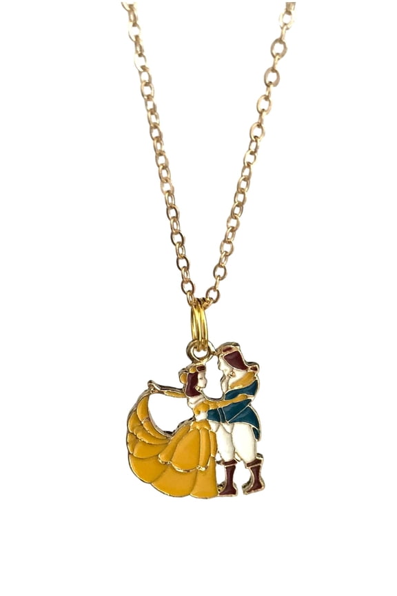 Pendant Necklace Formal Dance Enamel Metal Charm