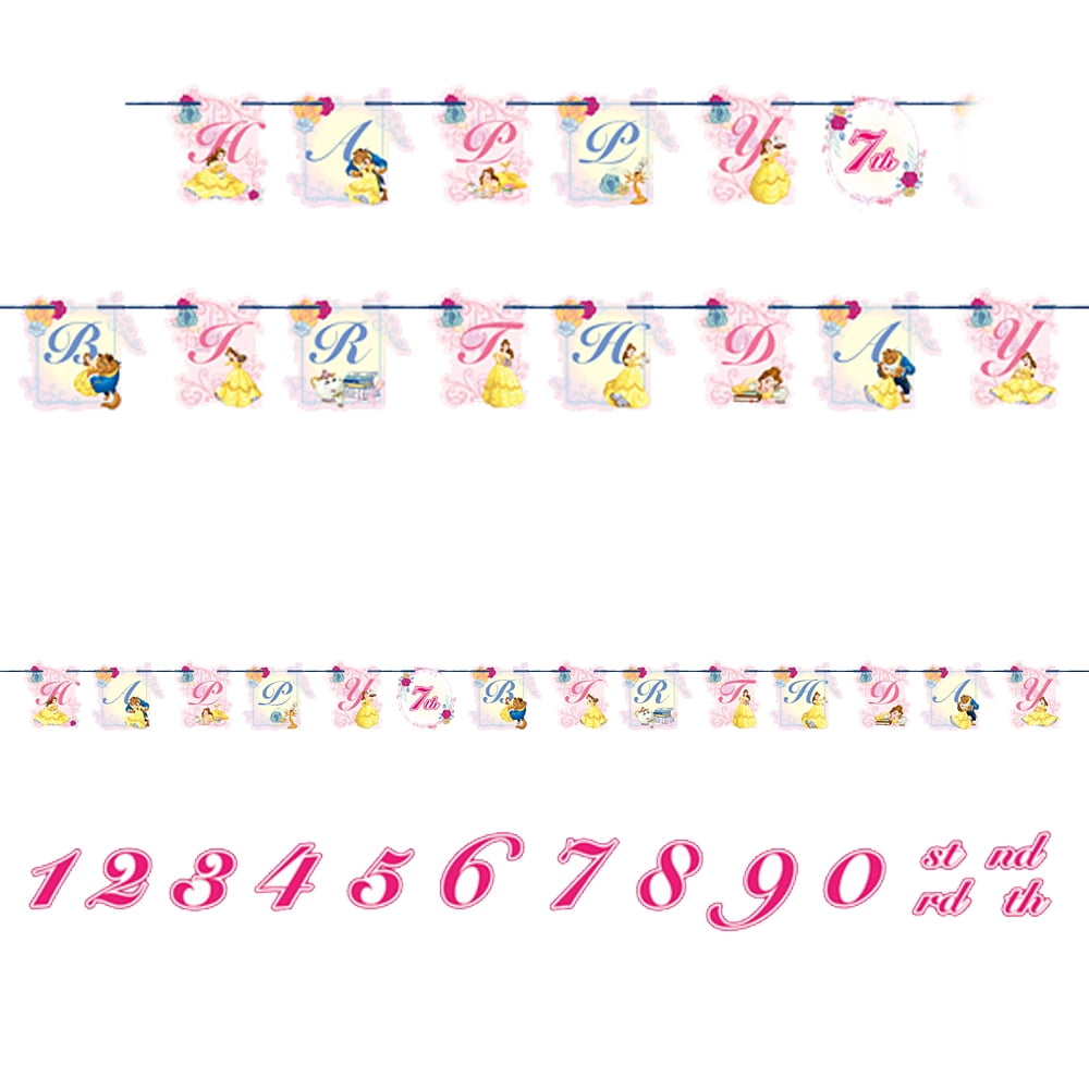 Beast Ribbon Beauty and the Beast Ribbon Banner (Each) - Walmart.com