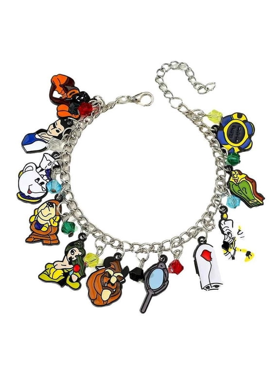 Beauty and the Beast Themed Charm Bracelet