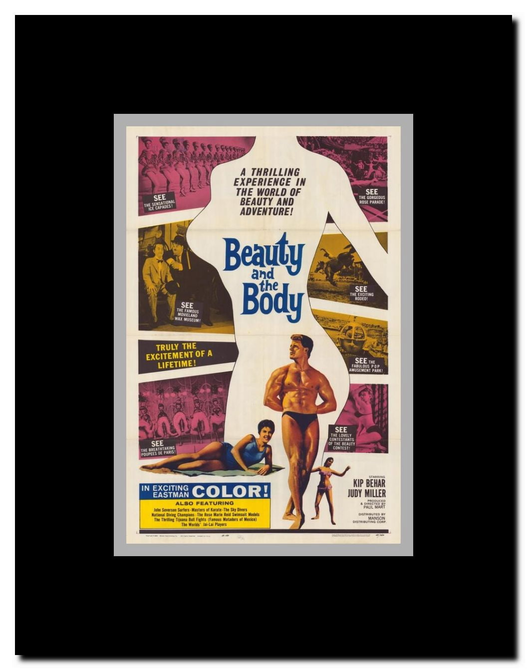 Beauty and the Body Framed Movie Poster